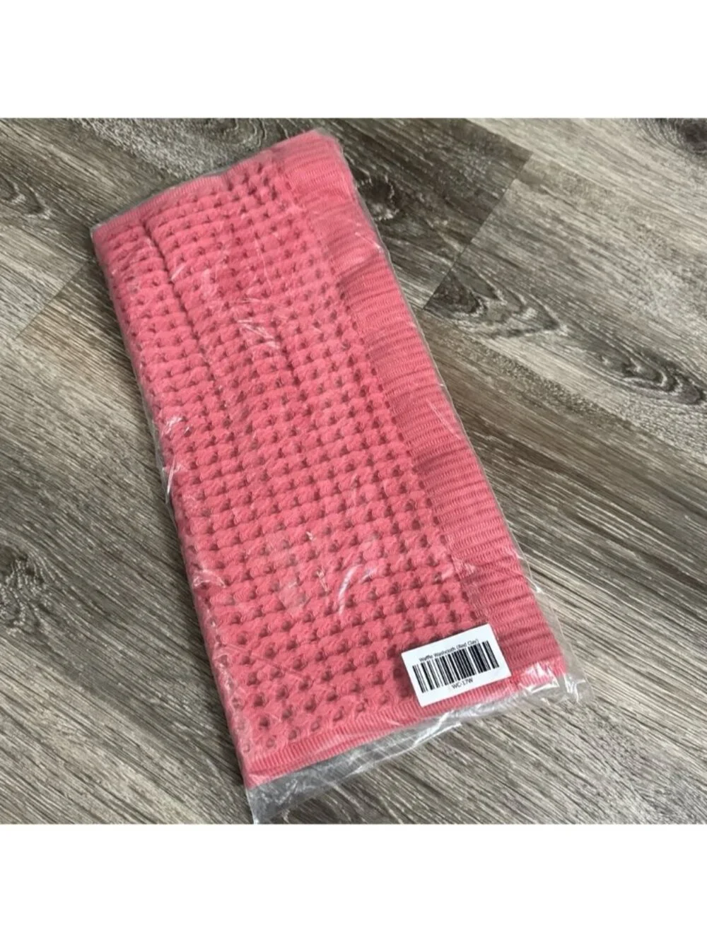 Brooklinen Waffle Washcloths Set of 2 Red Clay Bath Towels 13 inch